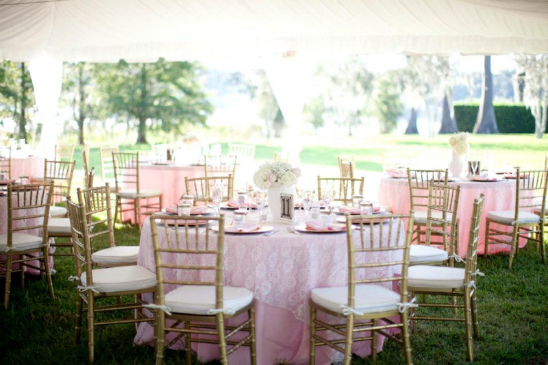 Central Florida Pink Vintage Wedding via TheELD.com