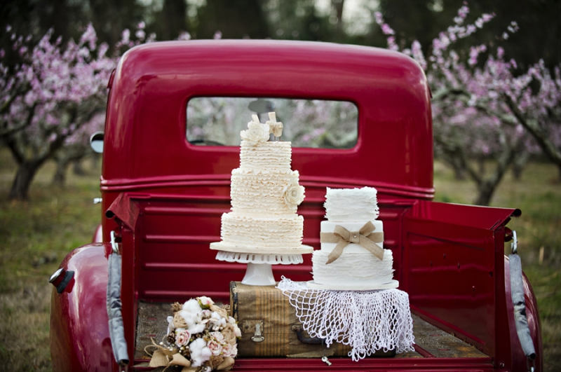 Rustic Wedding Cake Ideas  via TheELD.com