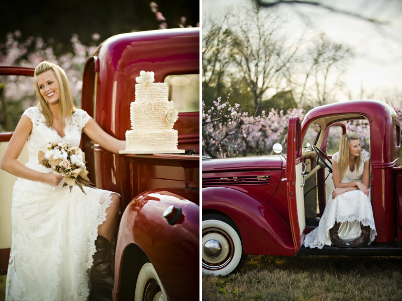 Rustic Wedding Cake Ideas  via TheELD.com