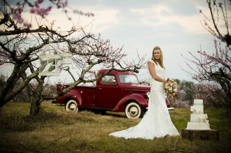 Rustic Wedding Cake Ideas  via TheELD.com