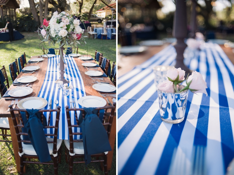 Southern Vintage Pink and Navy Wedding via TheELD.com