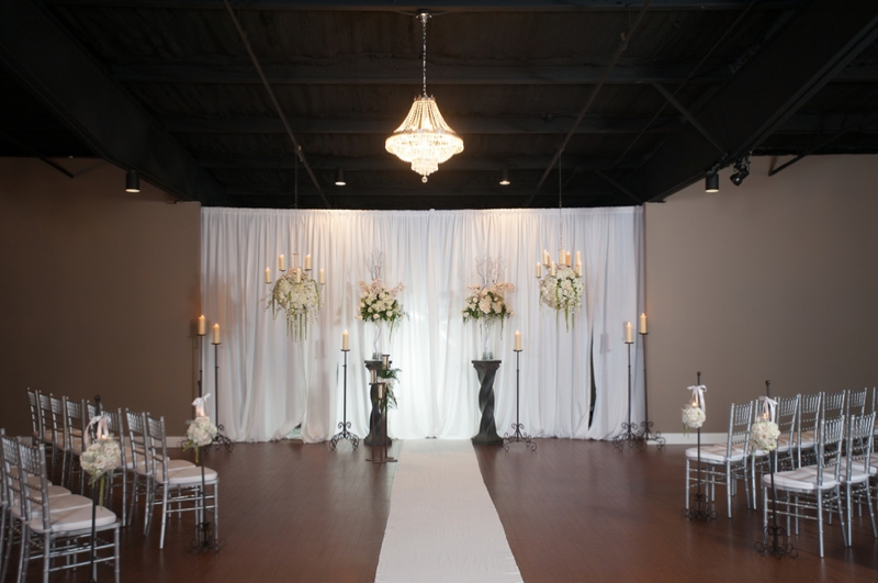 Modern Black & White New Years Eve Wedding via TheELD.com