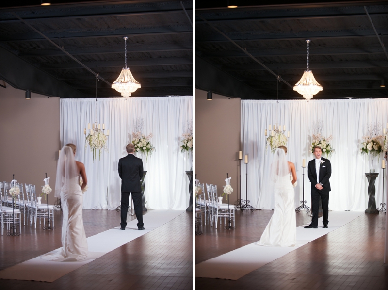 Modern Black & White New Years Eve Wedding via TheELD.com