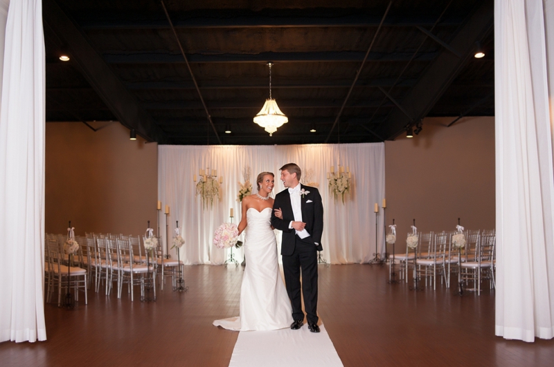 Modern Black & White New Years Eve Wedding via TheELD.com