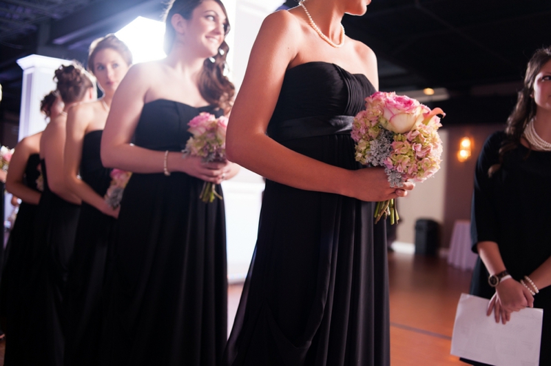 Modern Black & White New Years Eve Wedding via TheELD.com