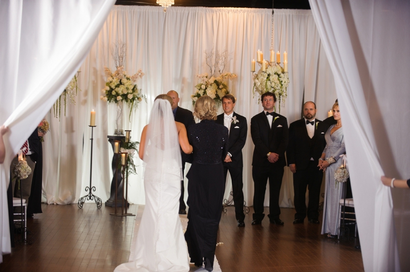 Modern Black & White New Years Eve Wedding via TheELD.com