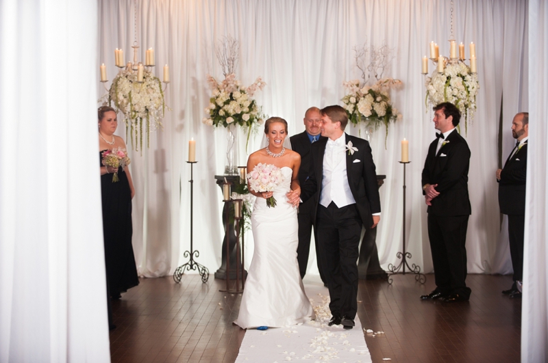 Modern Black & White New Years Eve Wedding via TheELD.com