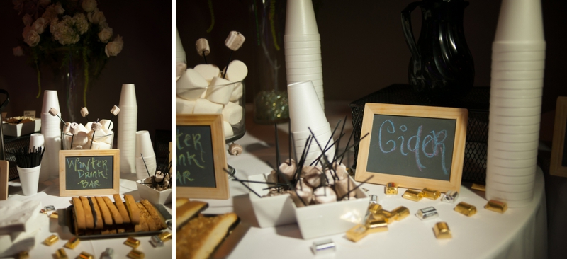 Modern Black & White New Years Eve Wedding via TheELD.com