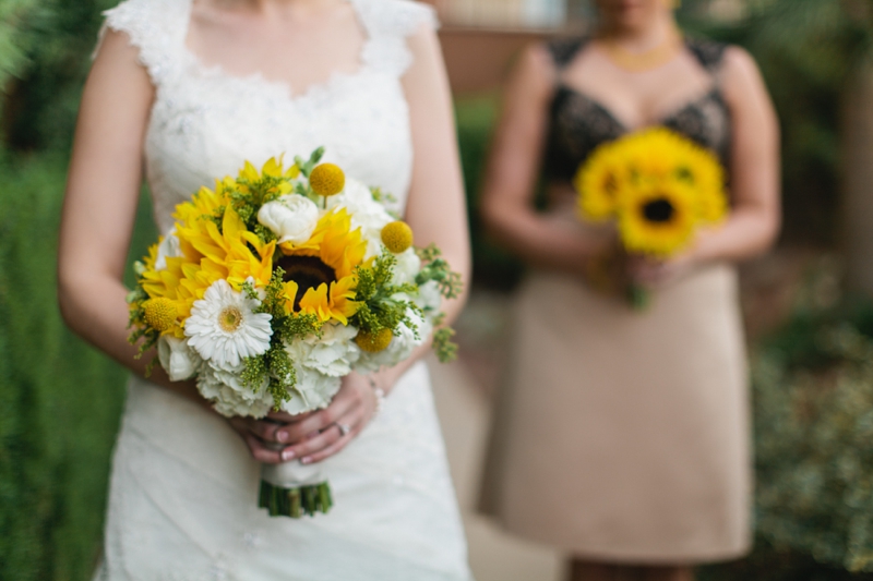 Yellow and White Air Force Wedding via TheELD.com