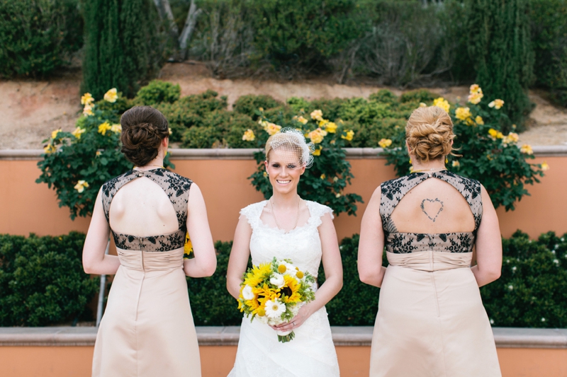 Yellow and White Air Force Wedding via TheELD.com