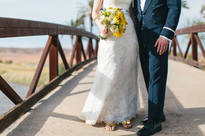 Yellow and White Air Force Wedding via TheELD.com