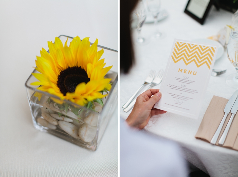 Yellow and White Air Force Wedding via TheELD.com