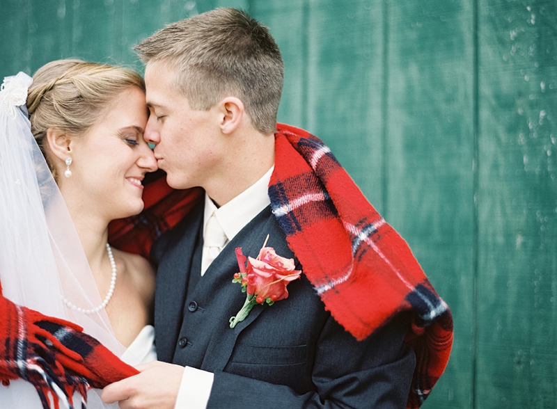 Rustic Purple & Orange Virginia Wedding via TheELD.com