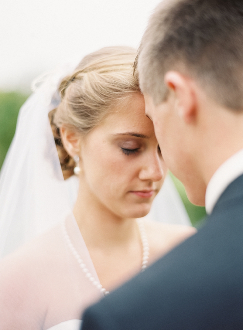 Rustic Purple & Orange Virginia Wedding via TheELD.com