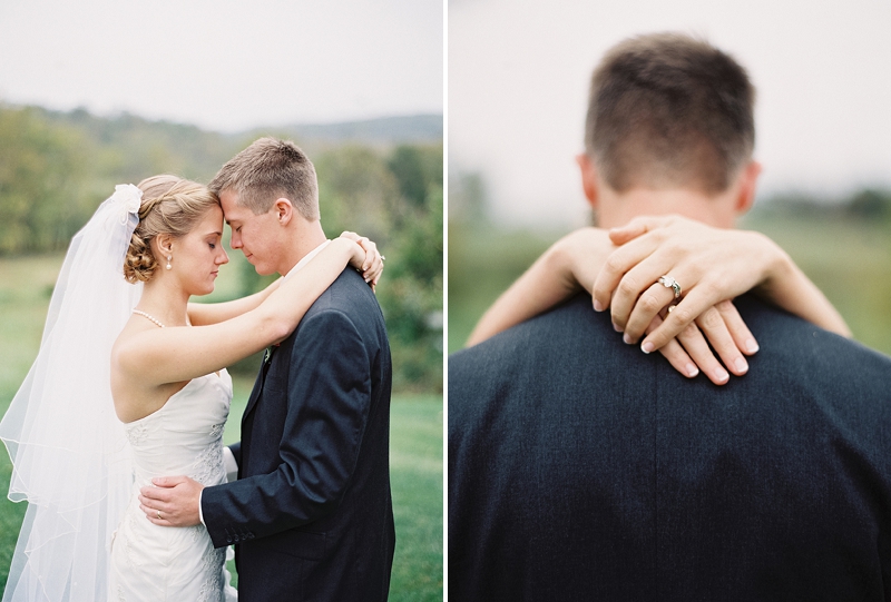 Rustic Purple & Orange Virginia Wedding via TheELD.com