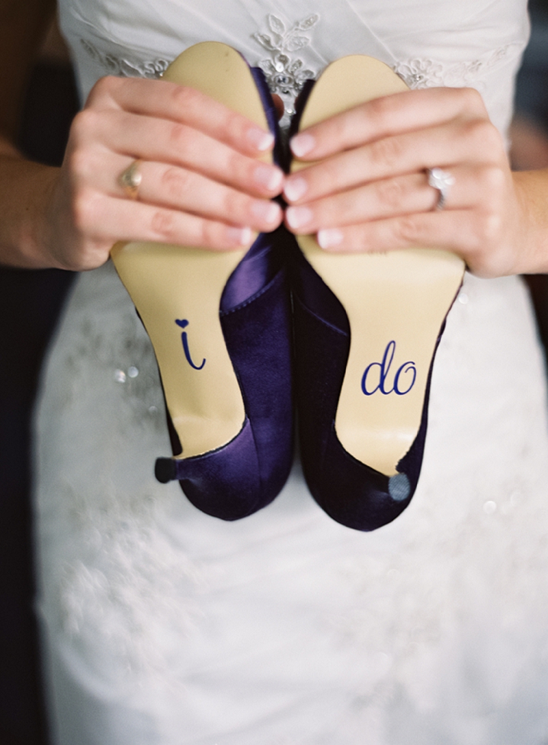 Rustic Purple & Orange Virginia Wedding via TheELD.com