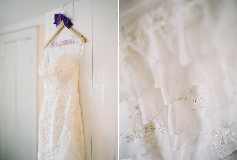 Rustic Purple & Orange Virginia Wedding via TheELD.com