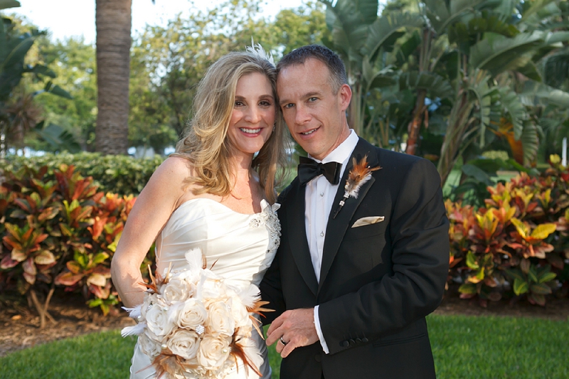 Classic Purple, Champagne, & Green Florida Wedding via TheELD.com