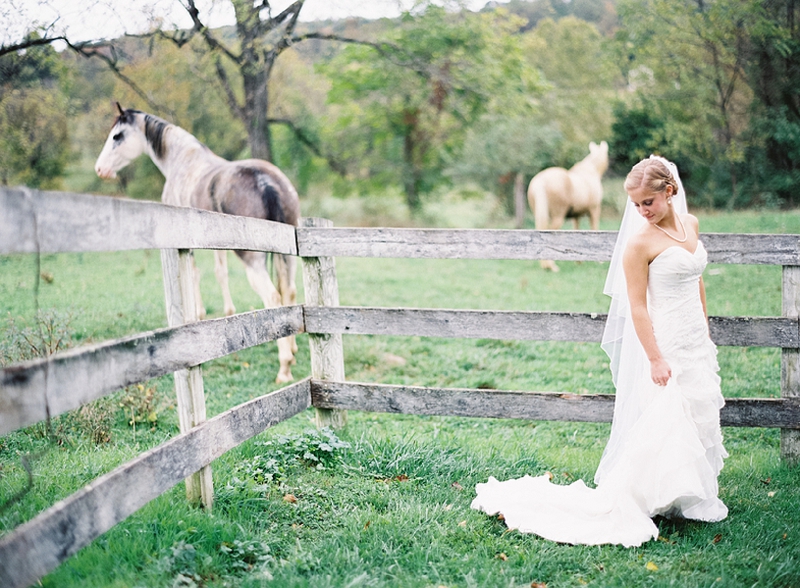 Rustic Purple & Orange Virginia Wedding via TheELD.com