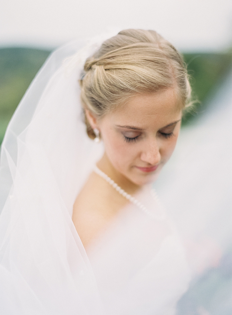 Rustic Purple & Orange Virginia Wedding via TheELD.com