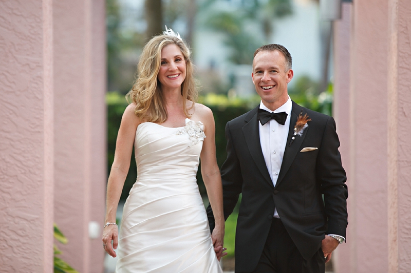 Classic Purple, Champagne, & Green Florida Wedding via TheELD.com