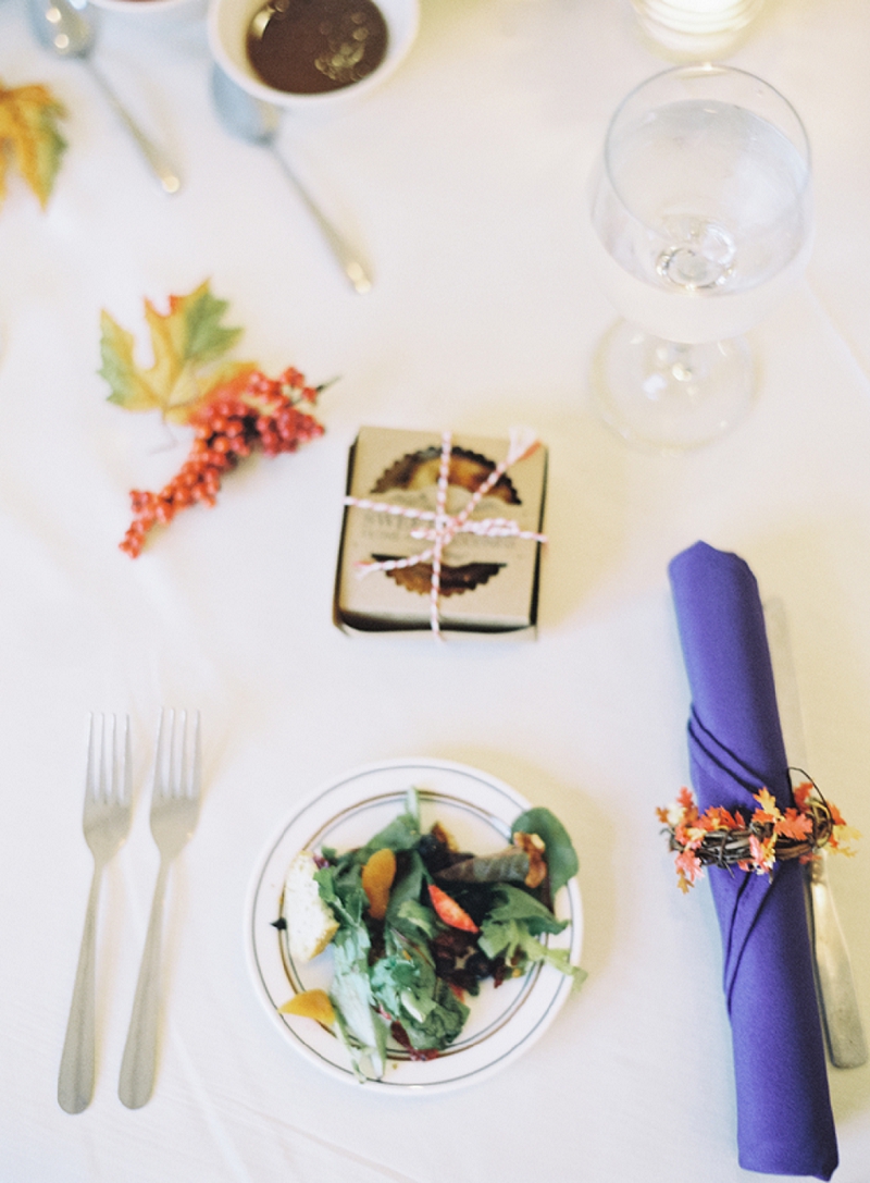 Rustic Purple & Orange Virginia Wedding via TheELD.com