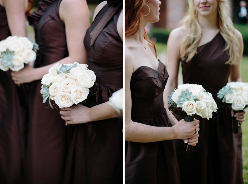 An Elegant Brown Texas Wedding via TheELD.com