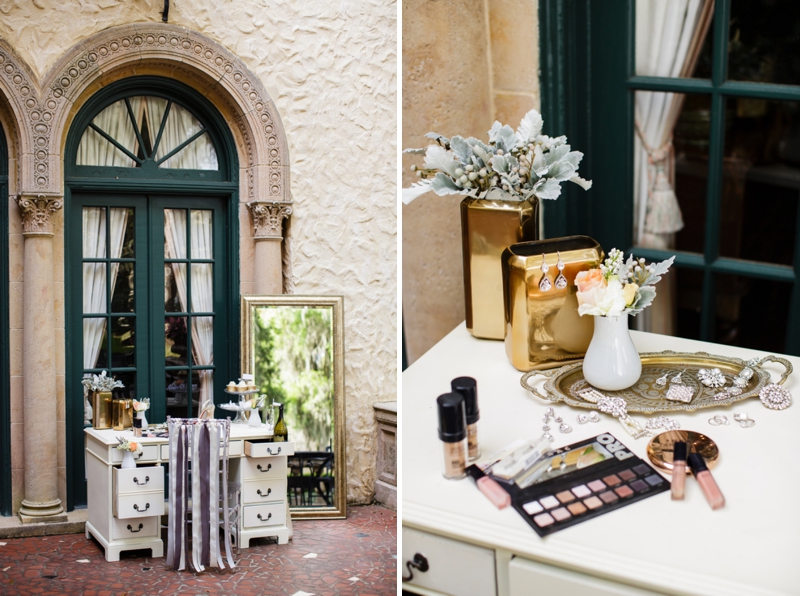 Fresh Southern Peach and Gold Wedding Inspiration via TheELD.com