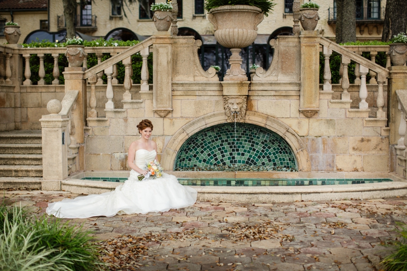 Fresh Southern Peach and Gold Wedding Inspiration via TheELD.com