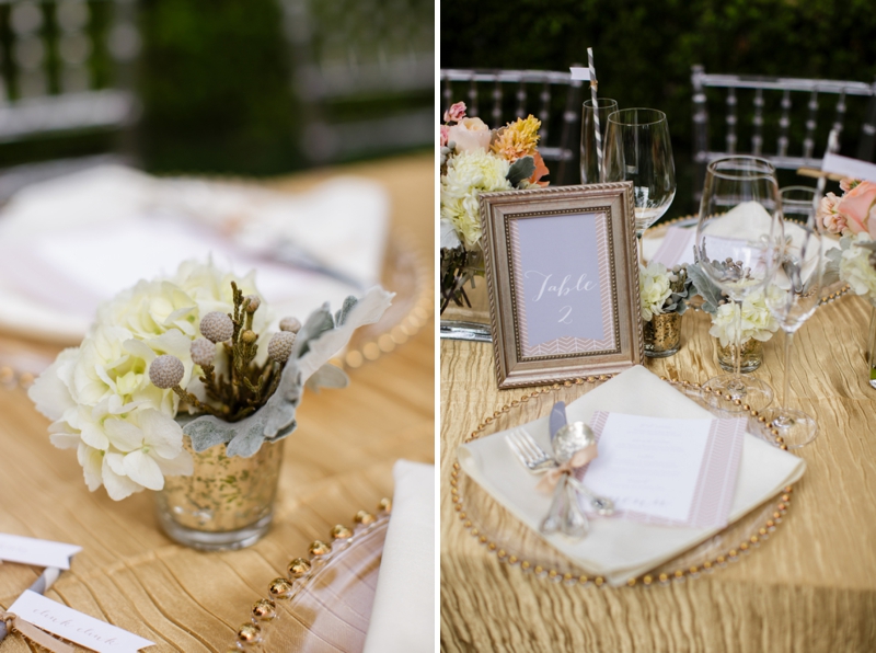 Fresh Southern Peach and Gold Wedding Inspiration via TheELD.com