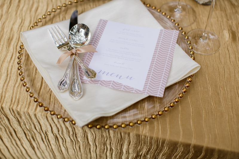 Fresh Southern Peach and Gold Wedding Inspiration via TheELD.com