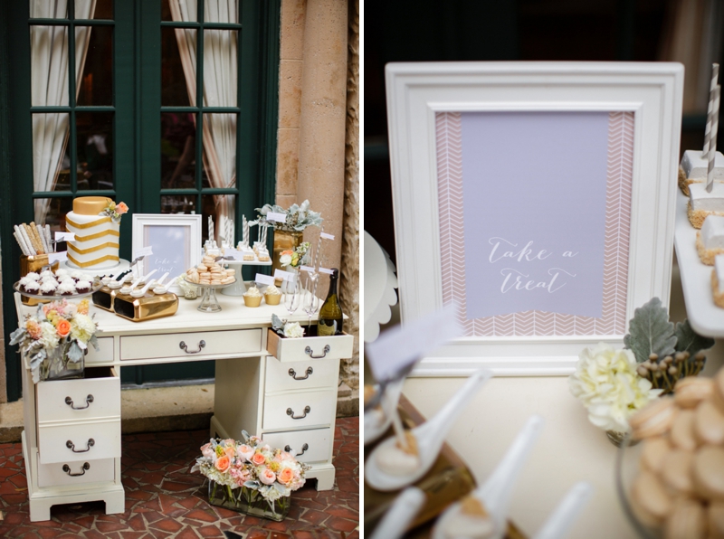 Fresh Southern Peach and Gold Wedding Inspiration via TheELD.com