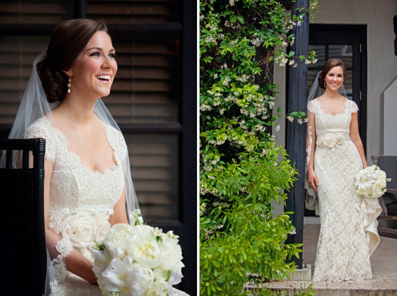 Green, Blue, and Burlap Southern Wedding via TheELD.com