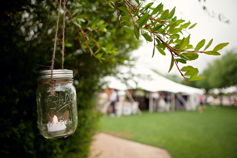 Green, Blue, and Burlap Southern Wedding via TheELD.com