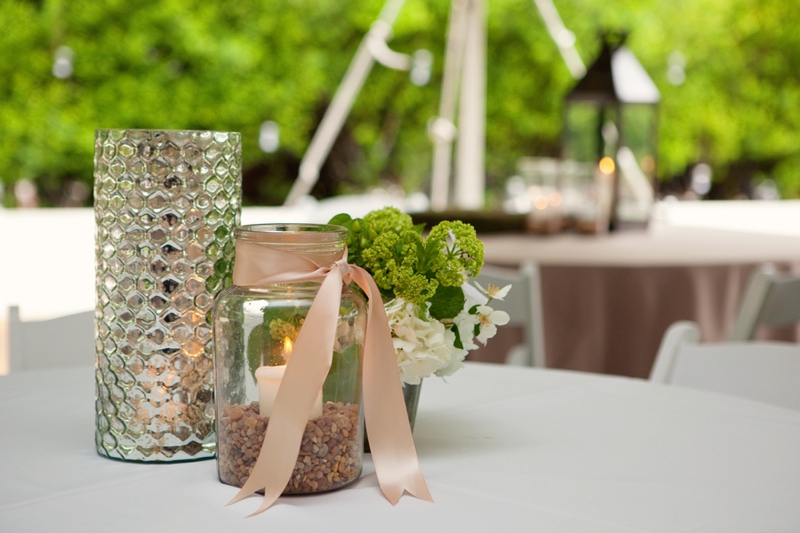 Green, Blue, and Burlap Southern Wedding via TheELD.com