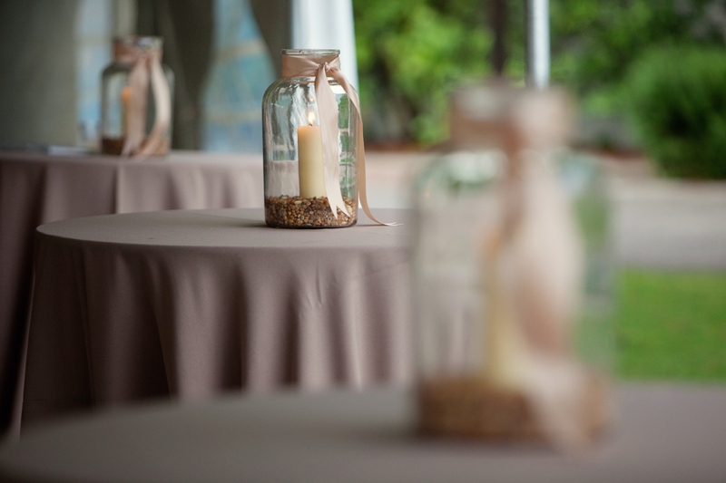 Green, Blue, and Burlap Southern Wedding via TheELD.com