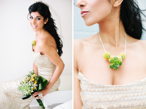 Modern Palm Springs Inspired Bridal Party Attire Ideas via TheELD.com