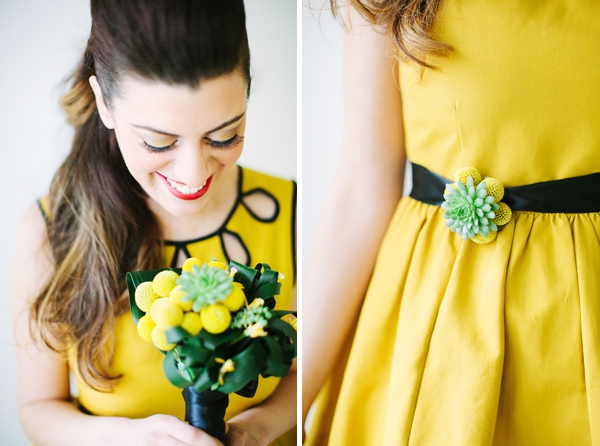 Modern Palm Springs Inspired Bridal Party Attire Ideas via TheELD.com