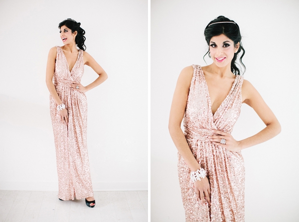 Modern Palm Springs Inspired Bridal Party Attire Ideas via TheELD.com