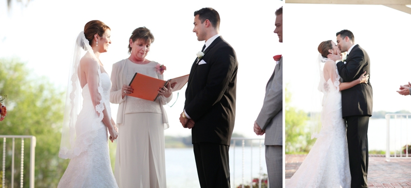 Modern Elegant Coral and Gray Wedding via TheELD.com