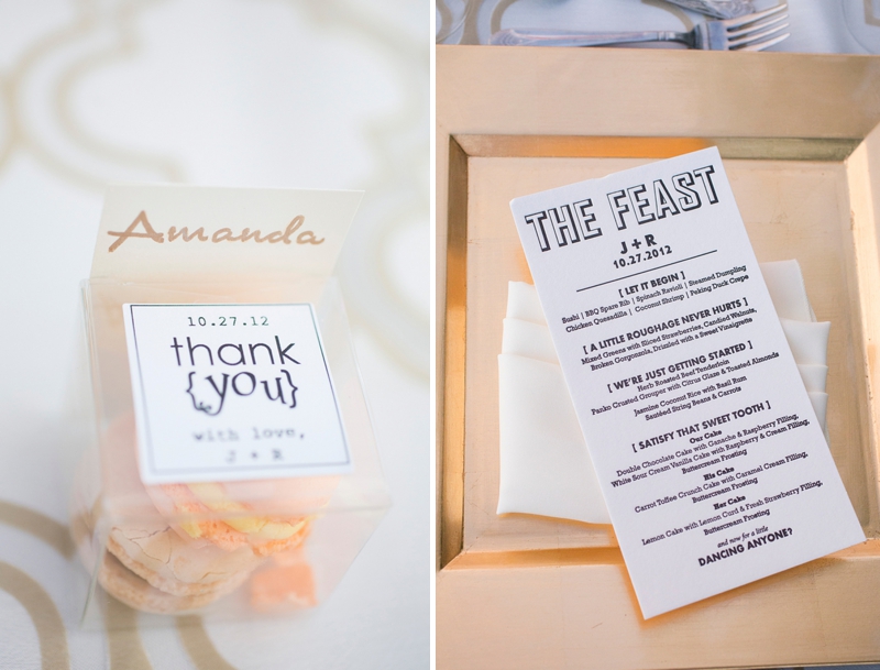 A Modern, Elegant Pink and Gold Wedding via TheELD.com