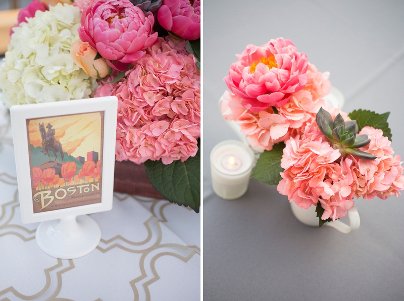 A Modern, Elegant Pink and Gold Wedding via TheELD.com