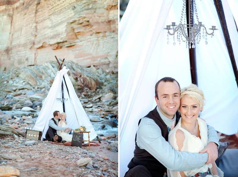 Southwestern Boho Chic Wedding Inspiration via TheELD.com