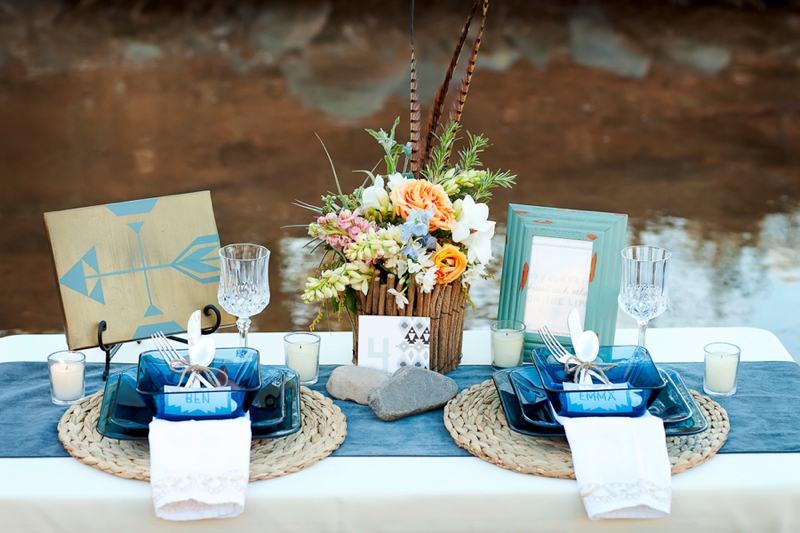 Southwestern Boho Chic Wedding Inspiration via TheELD.com