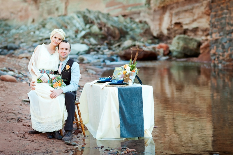 Southwestern Boho Chic Wedding Inspiration via TheELD.com