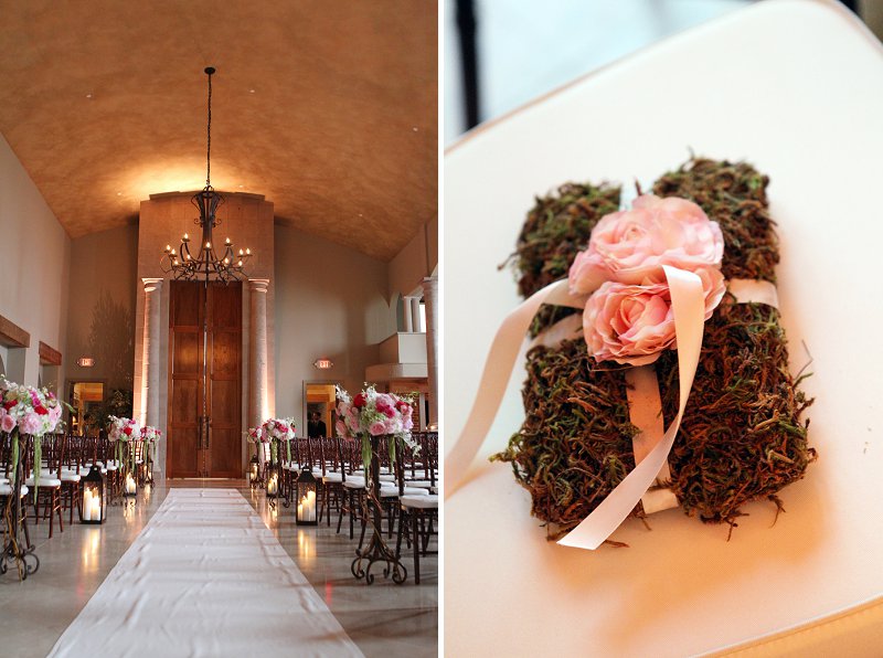 Elegant Enchanted Garden Pink and Green Wedding via TheELD.com