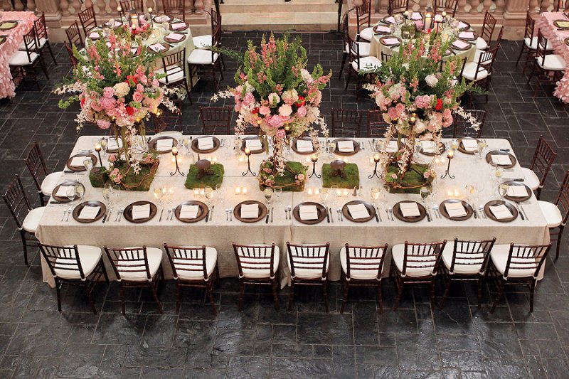 Elegant Enchanted Garden Pink and Green Wedding via TheELD.com