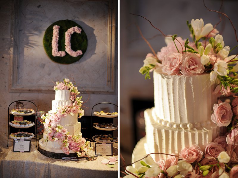 Elegant Enchanted Garden Pink and Green Wedding via TheELD.com