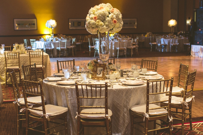 Elegant Gold and Blush Wedding via TheELD.com