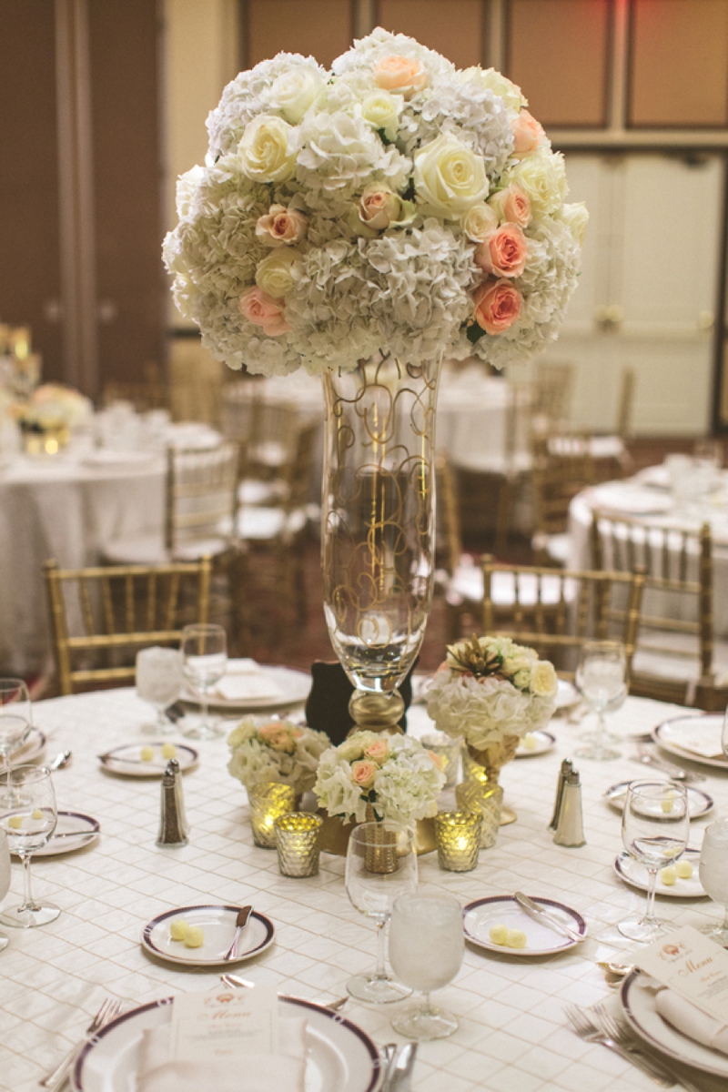 Elegant Gold and Blush Wedding via TheELD.com